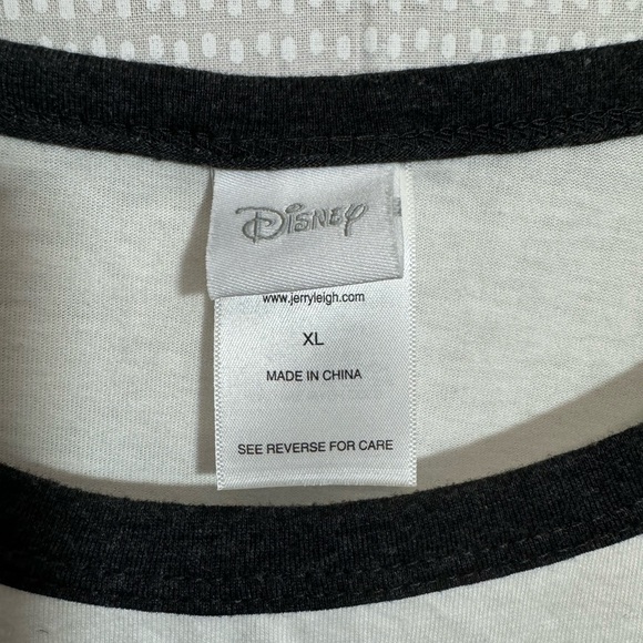 NWT Disney Mickey Mouse Christmas Raglan Top - Picture 2 of 5